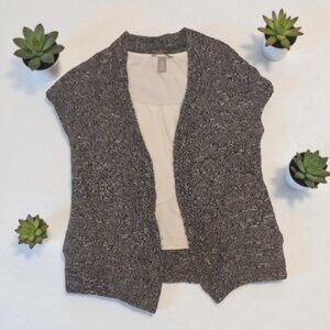 Tommy Bahama Wool Open-Front Vest Cardigan